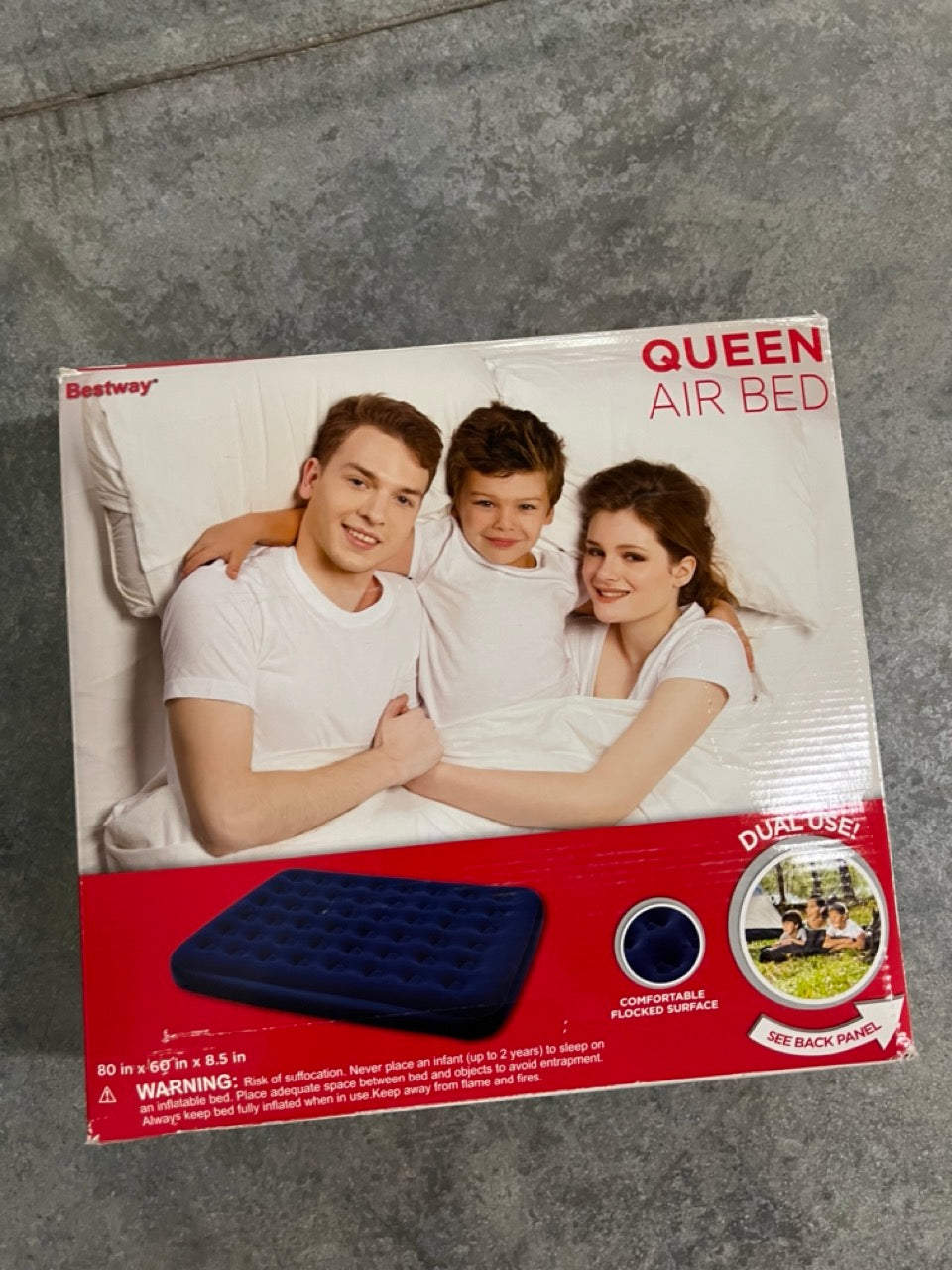 Queen Air Bed Double Extra NIB - Bestway