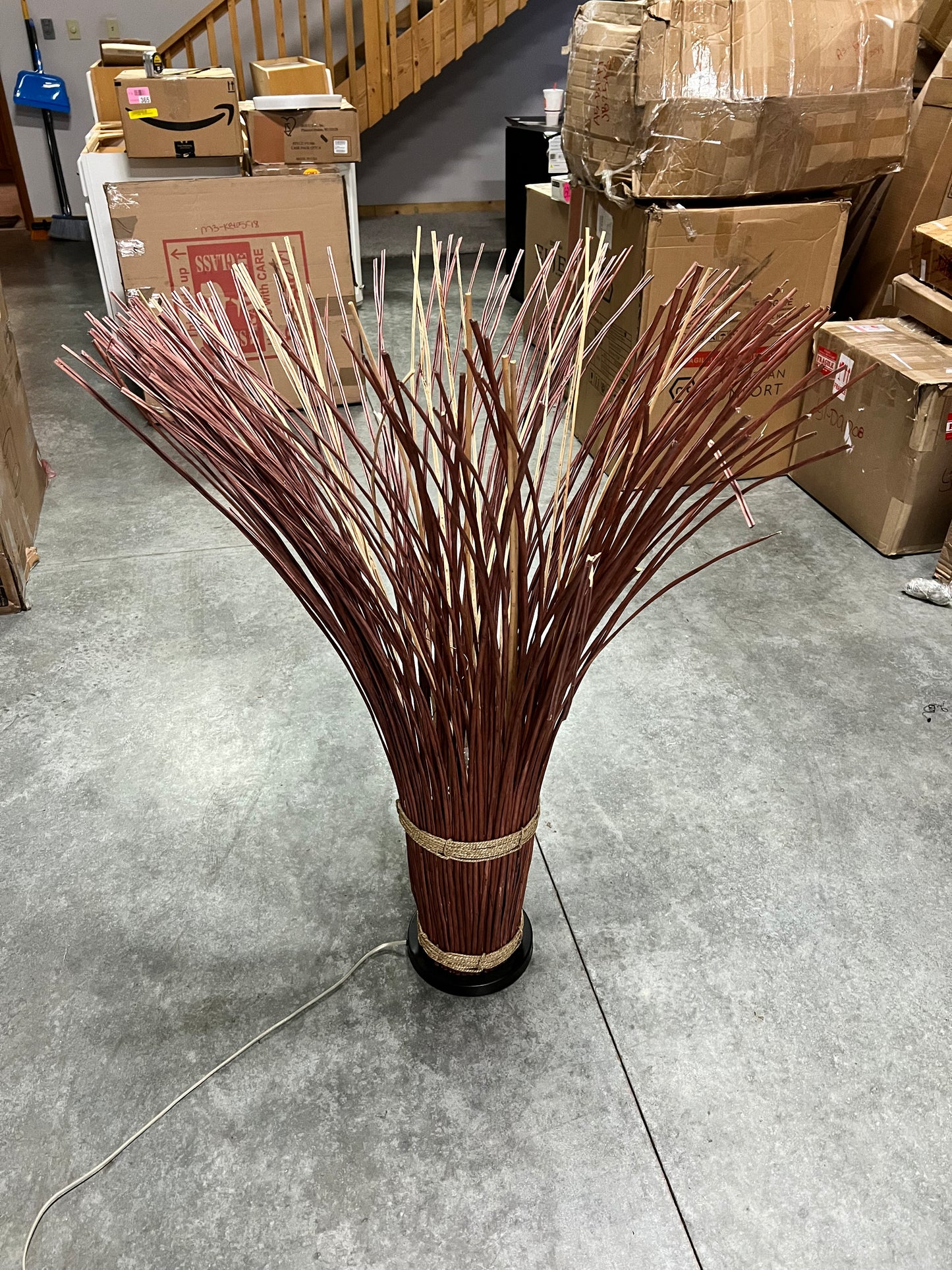 Kenroy Home Sheaf of Wheat Rustic Country Accent Floor Lamp