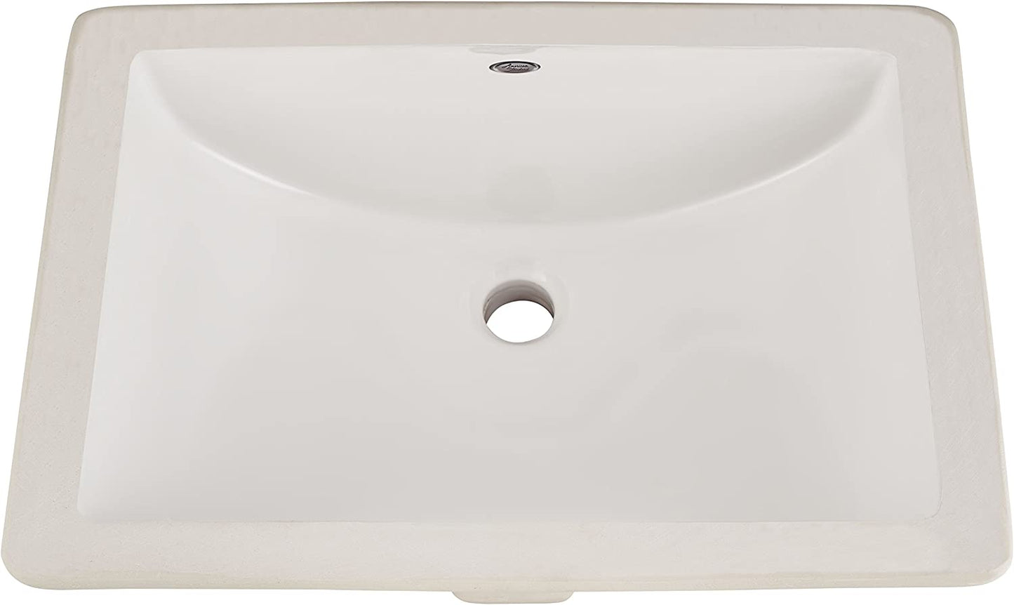 American Standard Studio Ceramic Undermount Rectangular Bathroom Sink, White