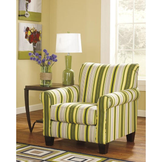 Ashley Nolana Yellow and Green Accent Chair