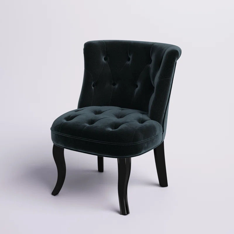 Grenier 25 I” W Tufted Velvet Side Chair Fabric