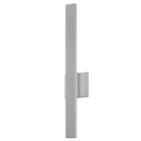 sword 24" LED sconce finished textured gray