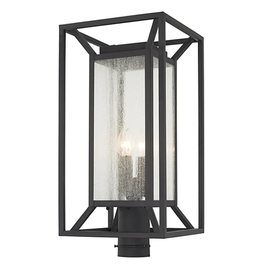 Hutzler Black I -Light 22 75" H Hardwired Lantern