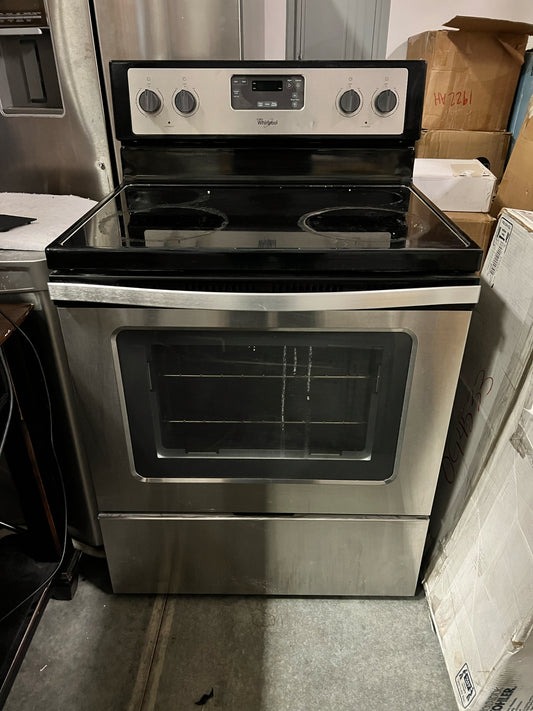 Stainless Steel Freestanding Range – Whirlpool Electric Smoothtop w/Convection