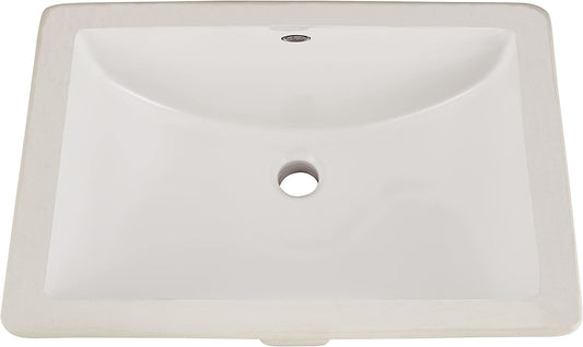 American Standard Studio Ceramic Undermount Rectangular Bathroom Sink, White